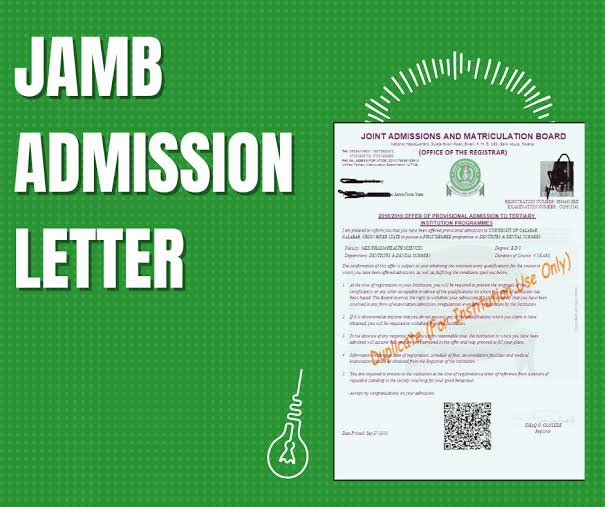 How to Print Jamb Admission Letter