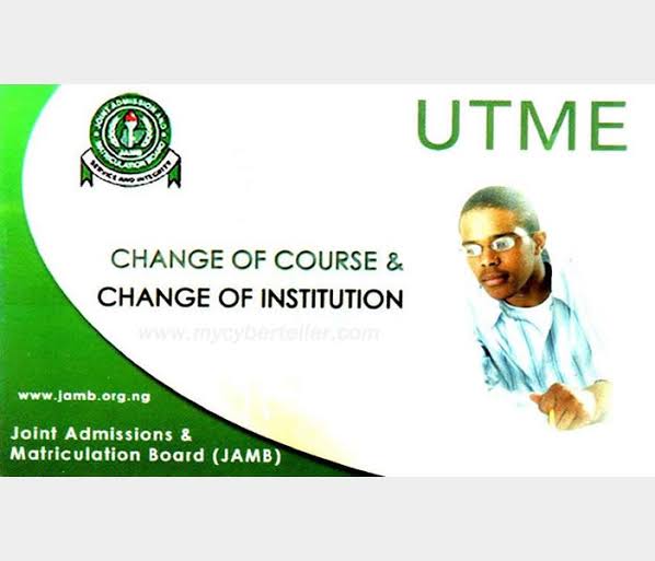 Jamb Change Of Institution Form