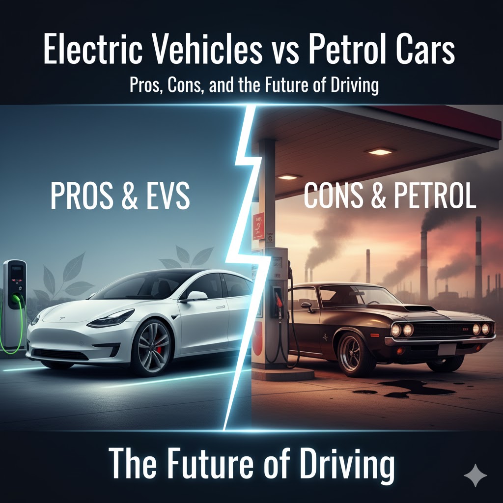 Electric Vehicles vs Petrol Cars: Pros, Cons, and the Future of Driving