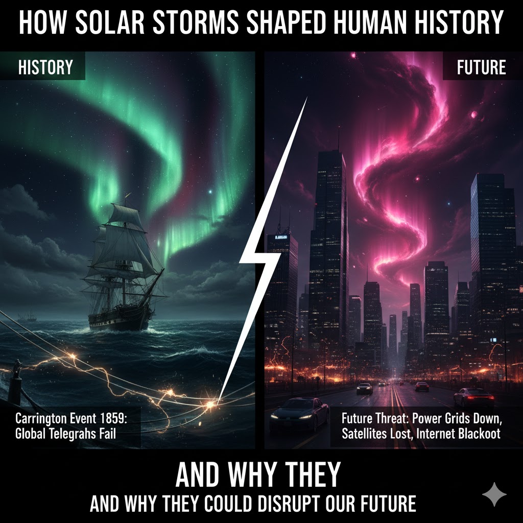 How Solar Storms Shaped Human History – And Why They Could Disrupt Our Future