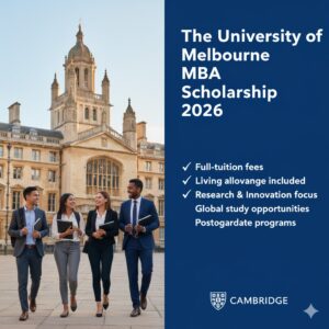 Fully Funded University of Melbourne Scholarship 2026 – Benefits & How to Apply